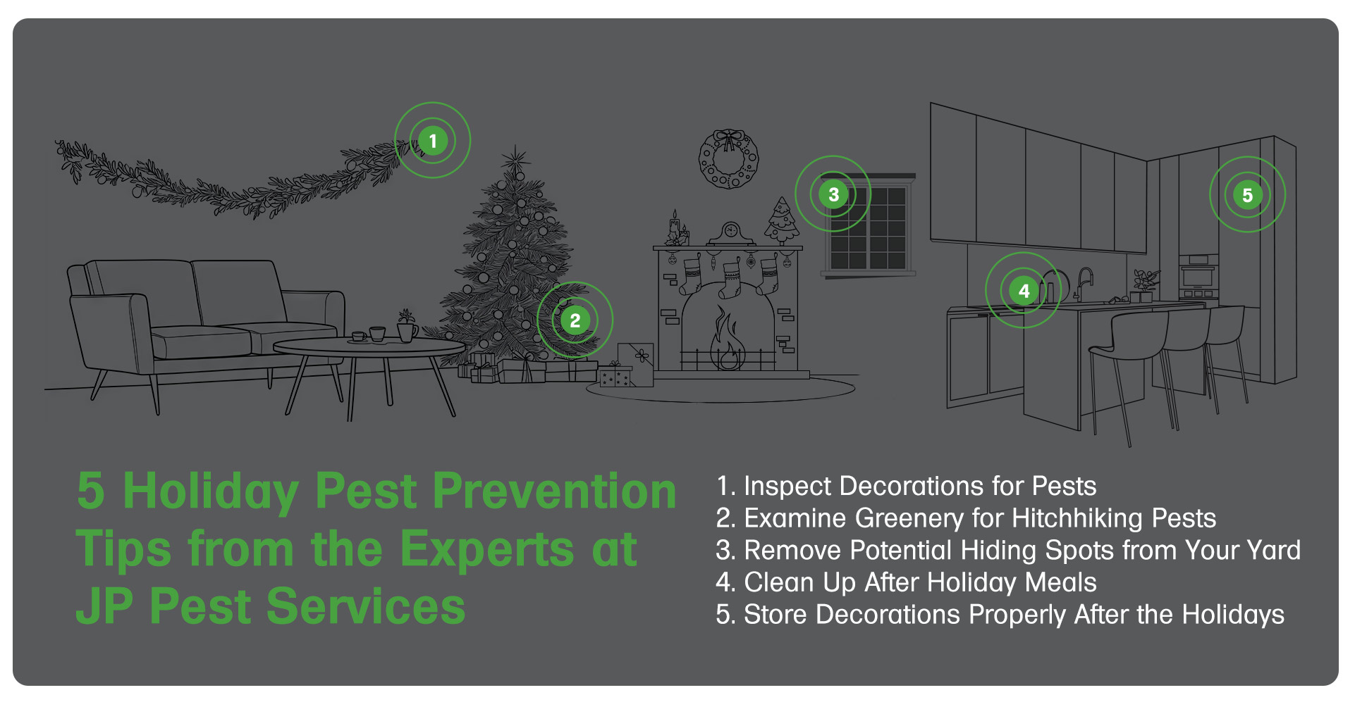 holiday pest proofing hot spots